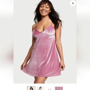 VS Velvet Slip Dress